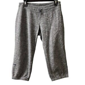 Under Armour Storm ColdGear Heather Gray Semi-Fitted Cropped Sweatpants Joggers